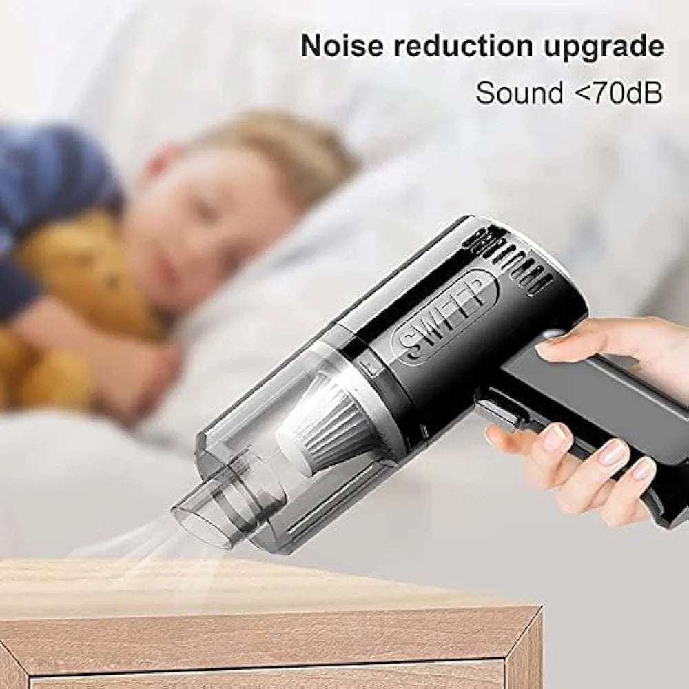2 in 1 Vacuum Cleaner-Handheld Vacuum Car Cleaner Air Duster Wireless Rechargeable Home