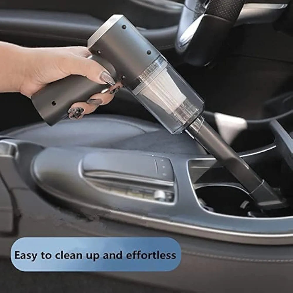 2 in 1 Vacuum Cleaner-Handheld Vacuum Car Cleaner Air Duster Wireless Rechargeable Home