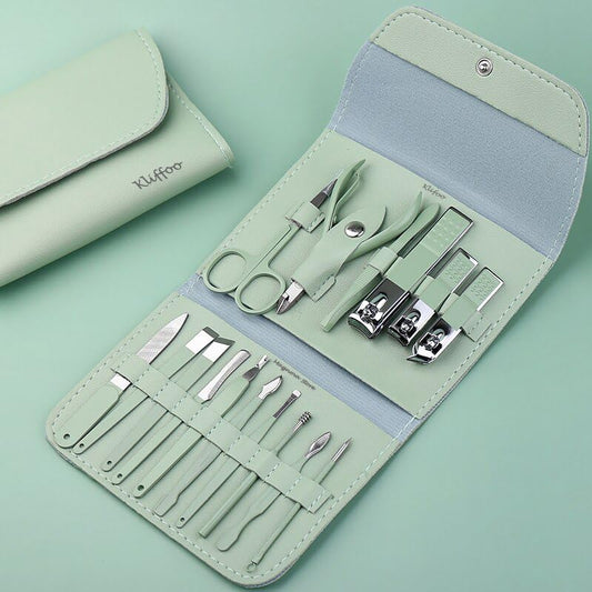 Nail Clipper & Grooming Tools Kit - 16pcs