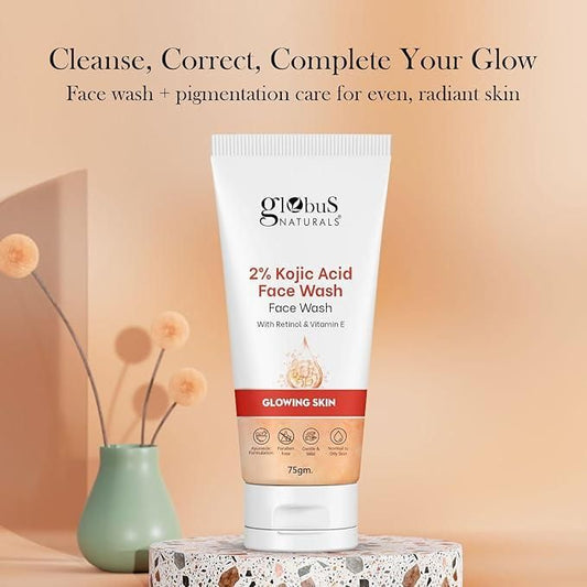 Kojic Acid Facewash 125 Gm (Buy 1 Get 1 Free)