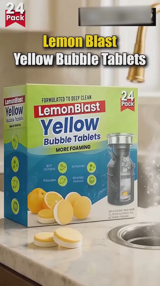LemonBlast Yellow Bubble Tablets (Buy 12 Get 12 FREE)